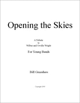 Opening The Skies Concert Band sheet music cover